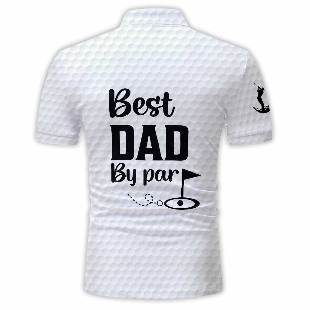 The Golf Father Grandfather - Personalized Father's Day Polo Shirt