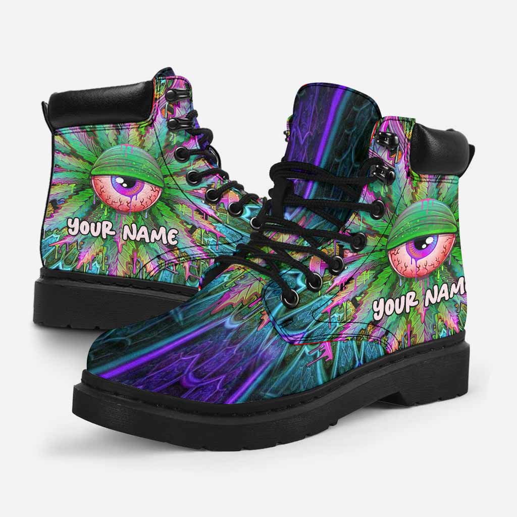 Magic Leaf Magic Eye - Personalized Weed All Season Boots