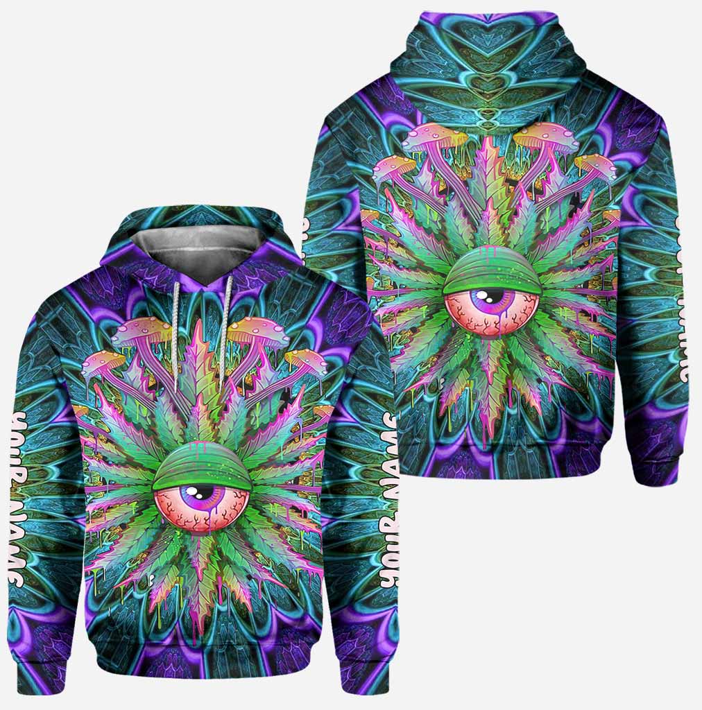 Magic Leaf Magic Eye - Personalized Weed Hoodie and Leggings