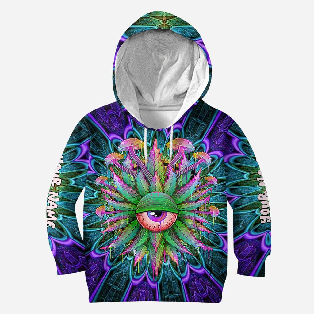 Magic Leaf Magic Eye - Personalized Weed Hoodie and Leggings