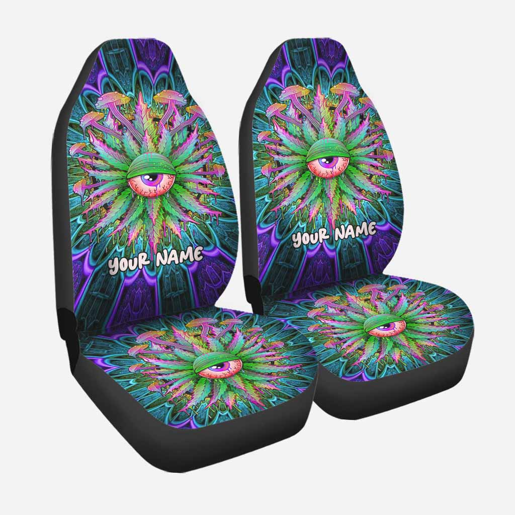 Magic Leaf Magic Eye - Personalized Weed Seat Covers