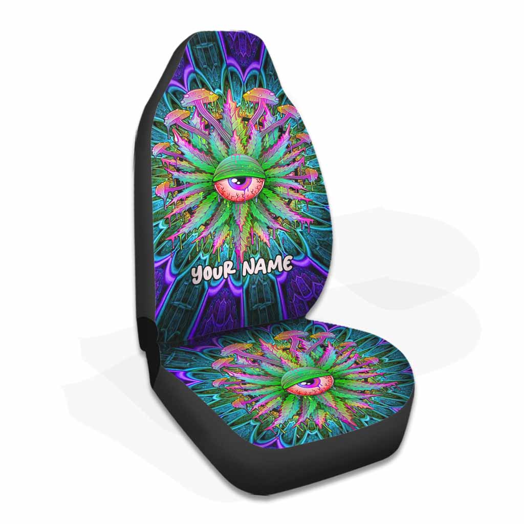 Magic Leaf Magic Eye - Personalized Weed Seat Covers