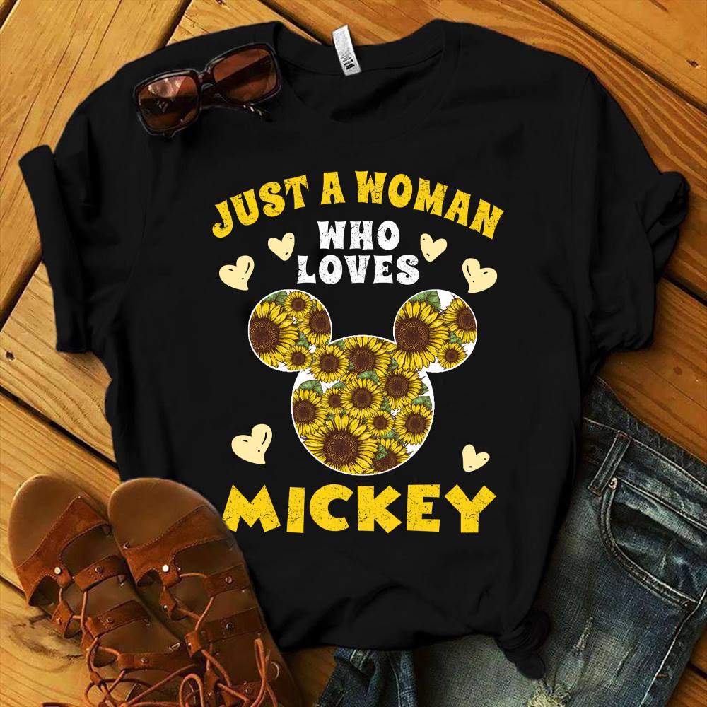 Just A Woman Who Loves Mouse Mouse T-shirt and Hoodie 0823