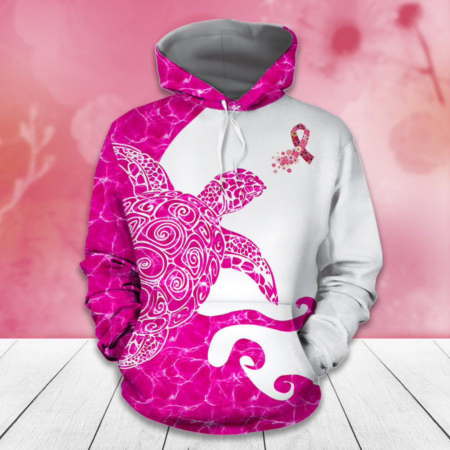 Gnome Pink Ribbons - Breast Cancer Awareness All Over T-shirt and Hoodie 0822