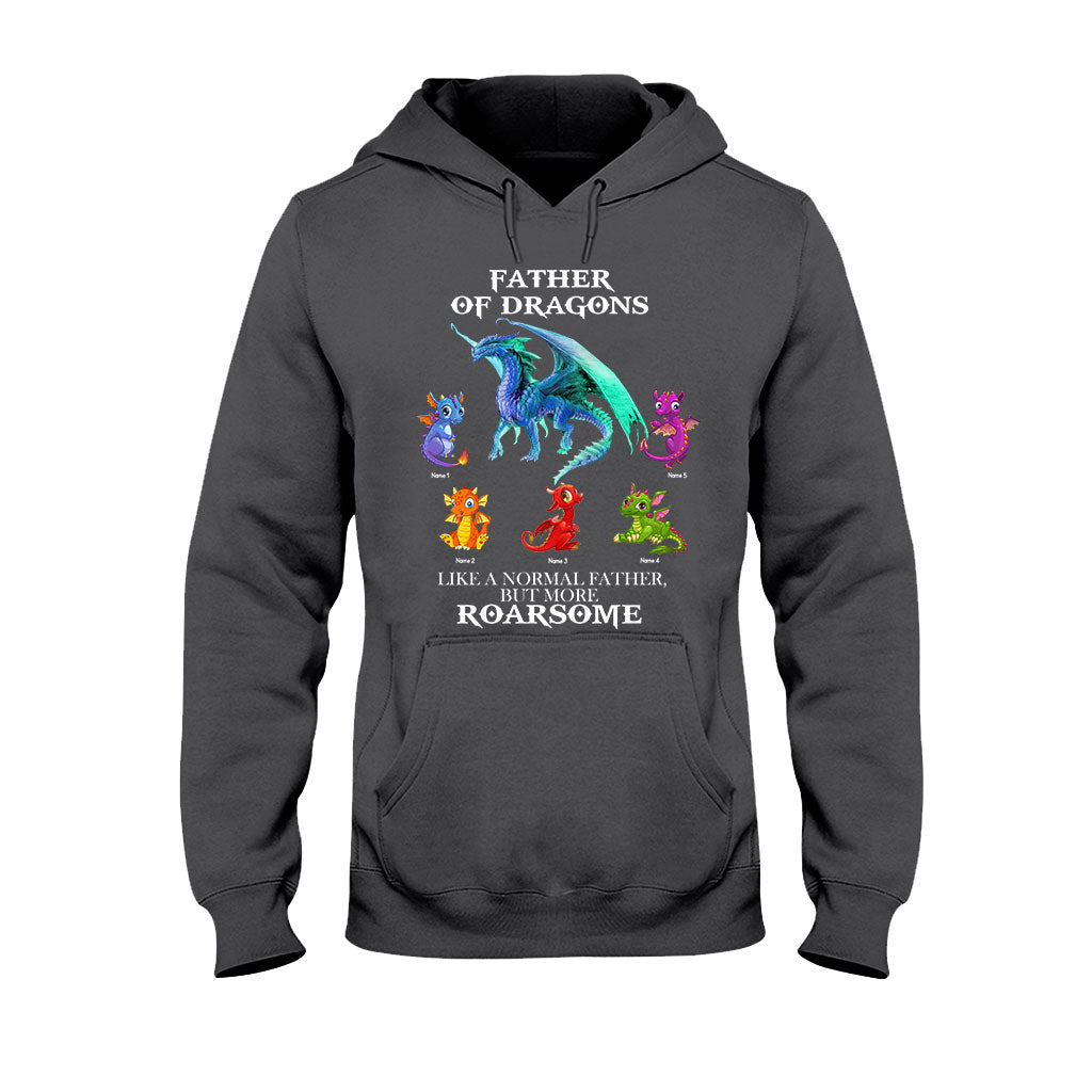 Father Of Dragons - Personalized Father's Day T-shirt and Hoodie