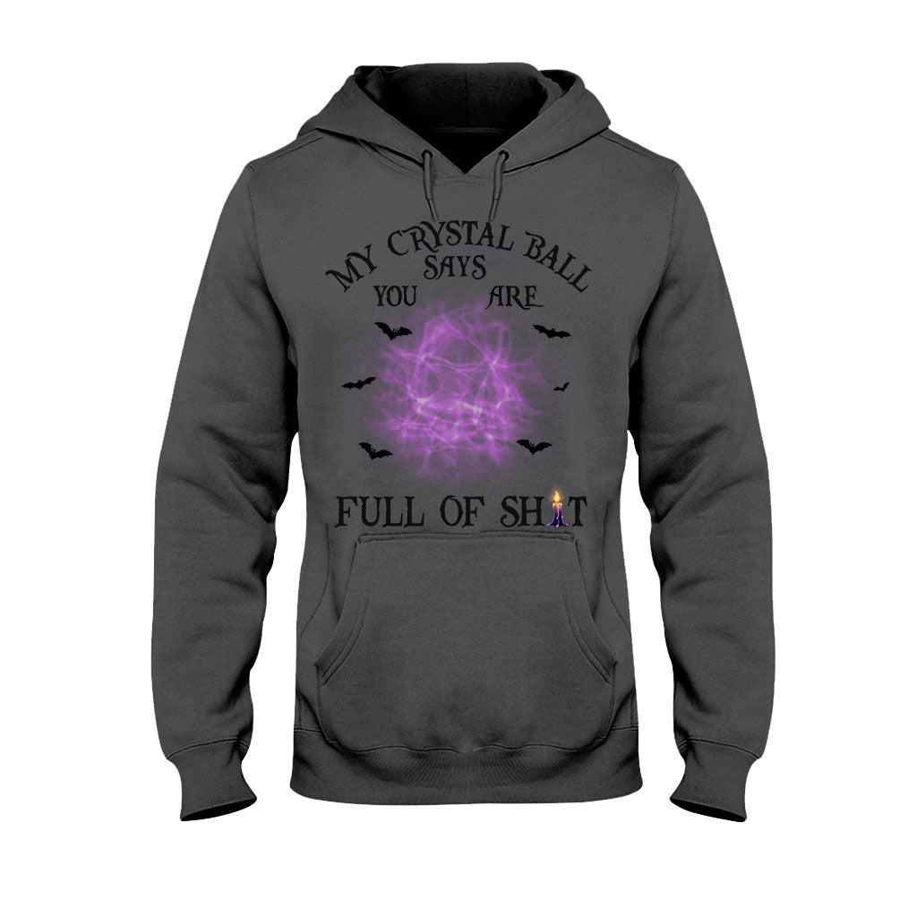 My Crystal Ball Says - Personalized Witch T-shirt and Hoodie