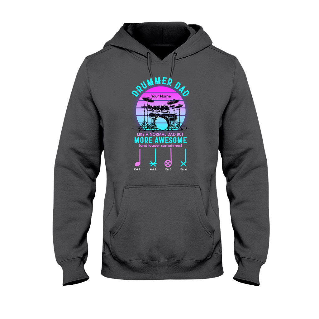 Drummer Dad - Personalized Father's Day T-shirt and Hoodie