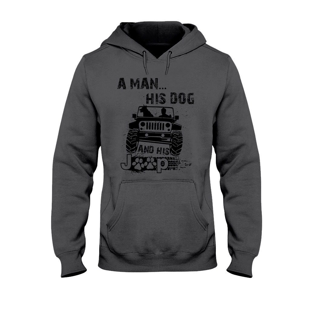 A Man His Dog And His Jp - Car T-shirt and Hoodie 1121