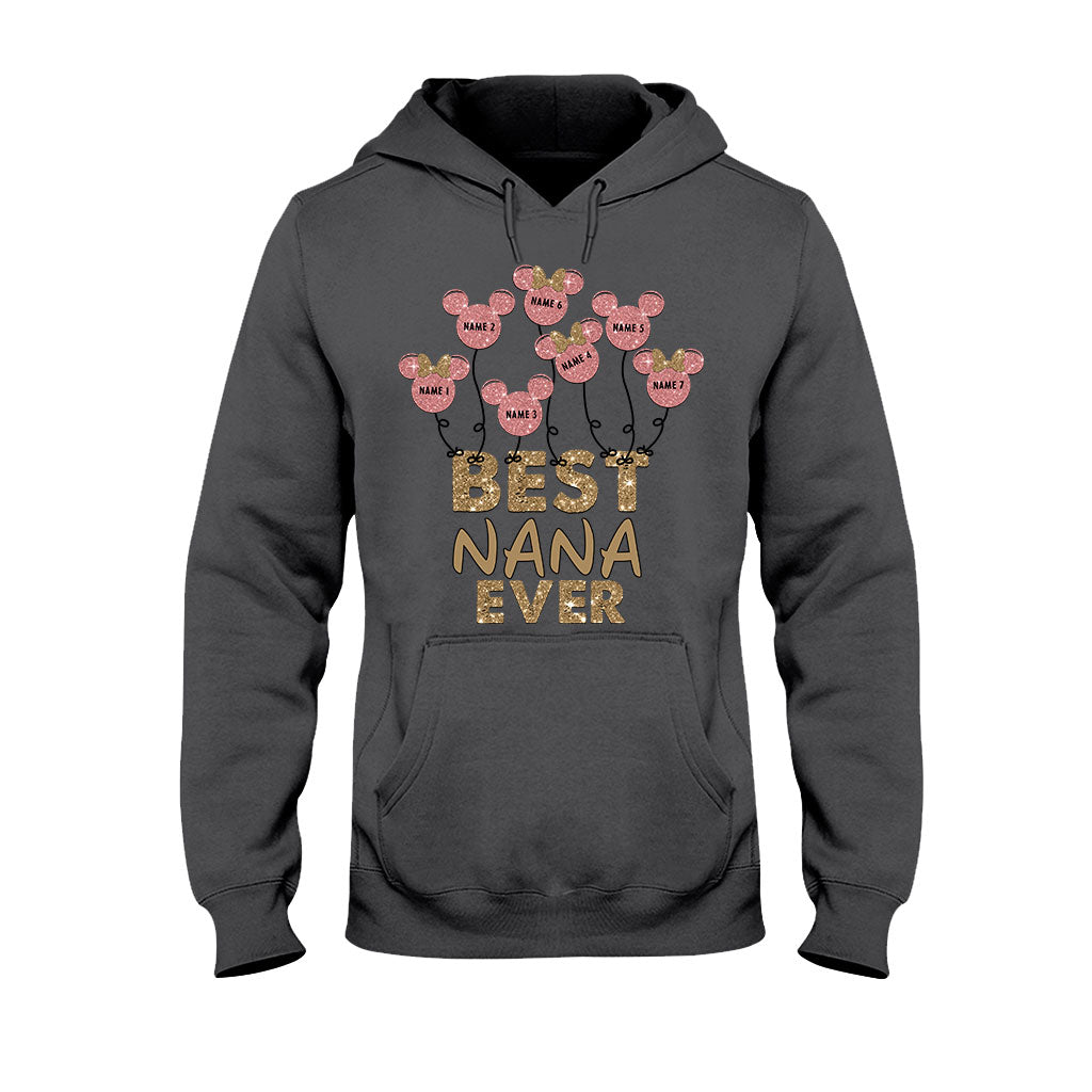 Best Nana Ever - Personalized Mother's Day Mouse T-shirt and Hoodie