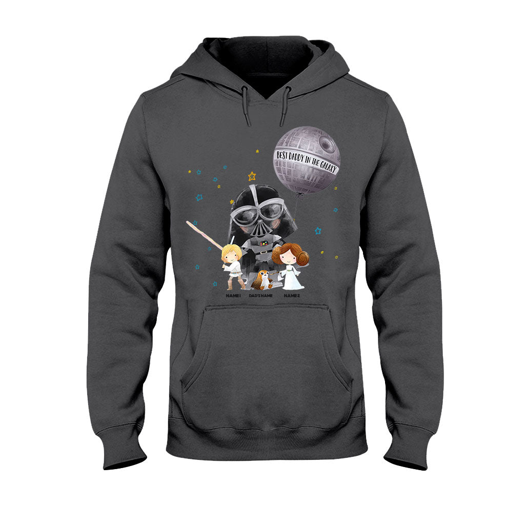 Best Dad In The Galaxy - Personalized Father's Day The Force T-shirt and Hoodie