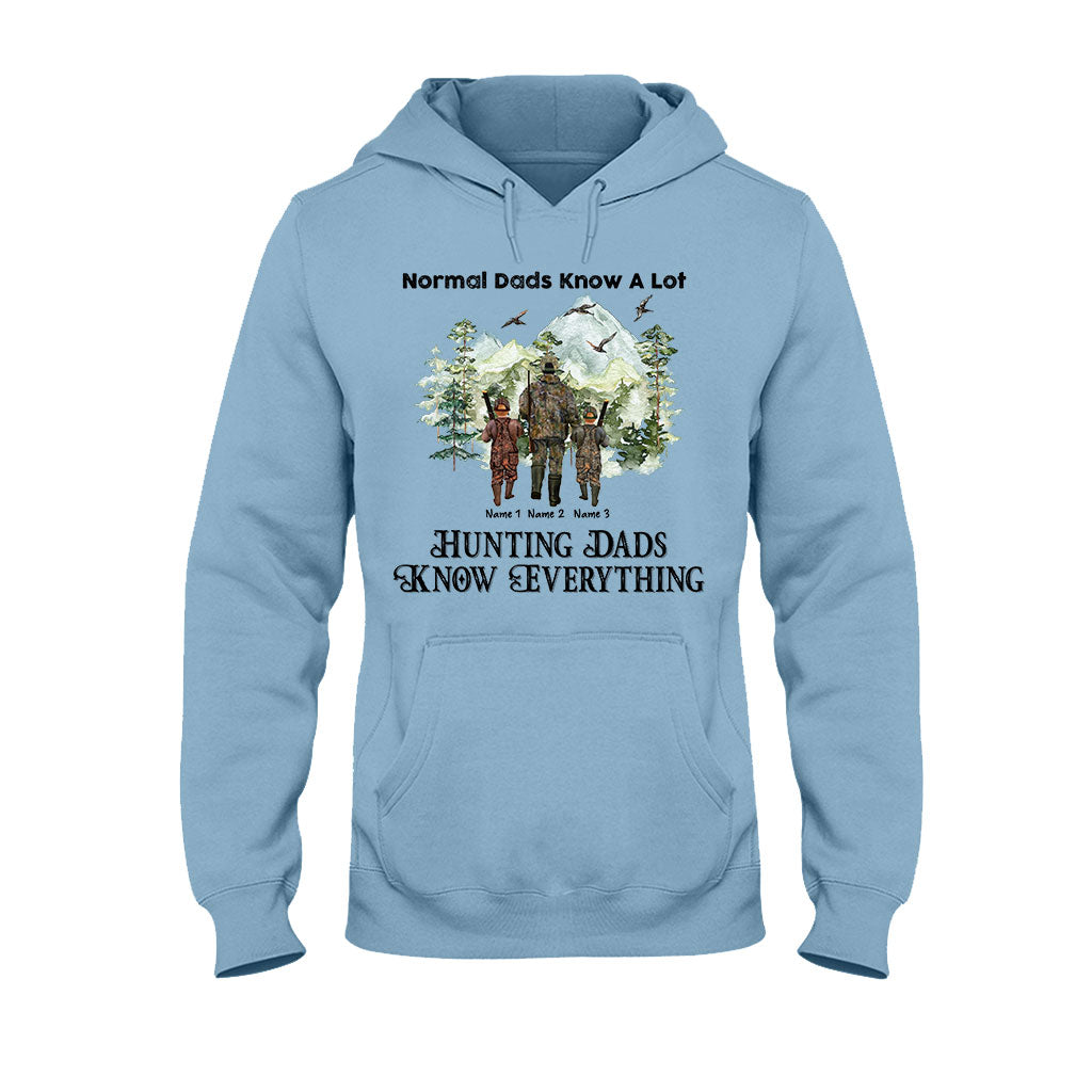 Hunting Dads Know Everything - Personalized Father's Day T-shirt and Hoodie