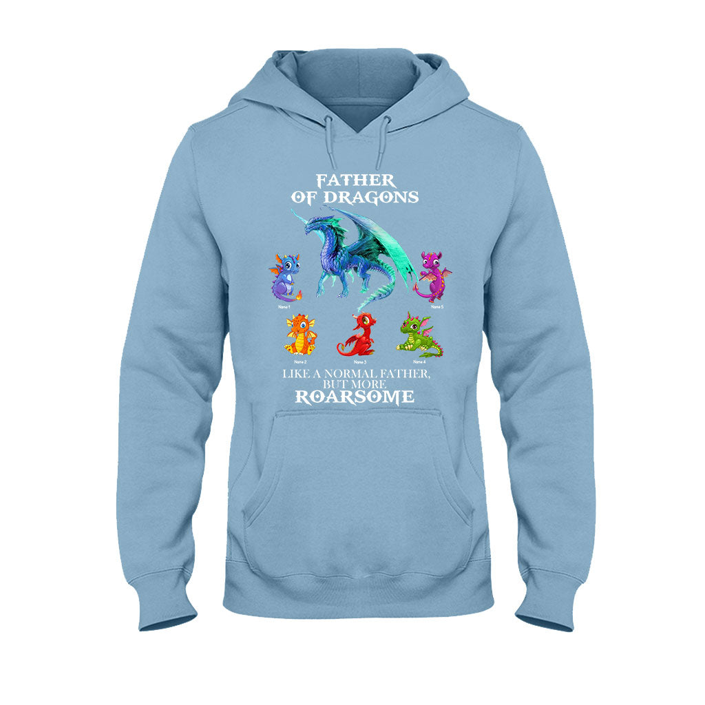 Father Of Dragons - Personalized Father's Day T-shirt and Hoodie