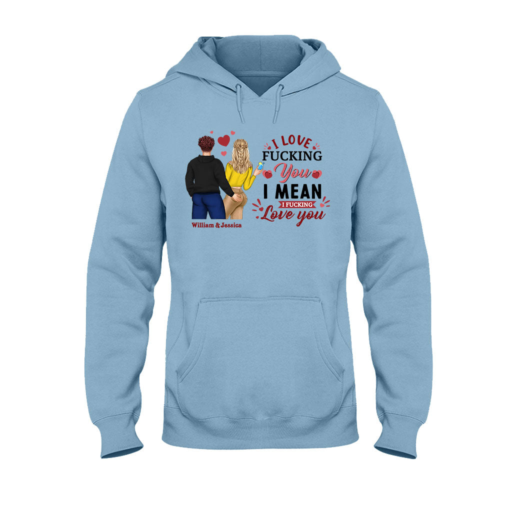 I Love You - Personalized Couple T-shirt and Hoodie