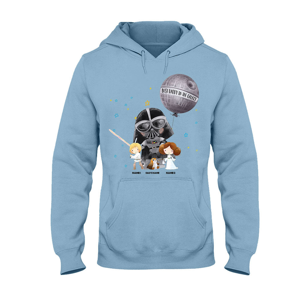 Best Dad In The Galaxy - Personalized Father's Day The Force T-shirt and Hoodie