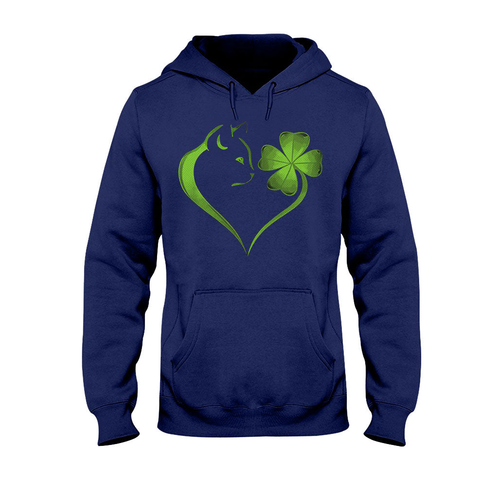 Cat Heart Irish - T-shirt and Hoodie 0119