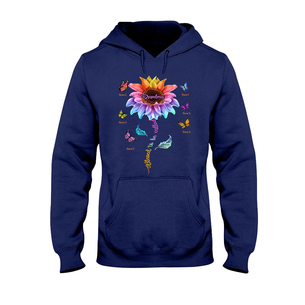 Blessed To Be Called Grandma - Personalized Mother's Day T-shirt and Hoodie