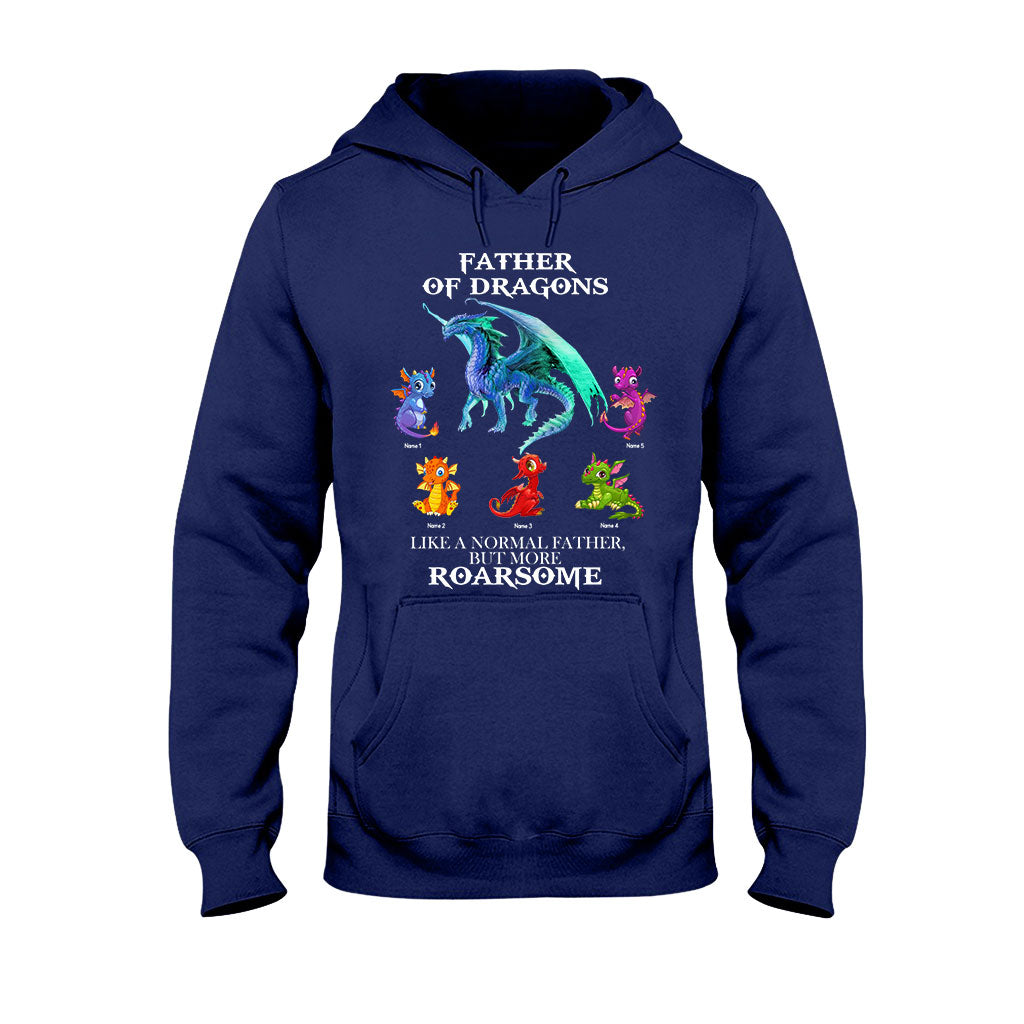 Father Of Dragons - Personalized Father's Day T-shirt and Hoodie