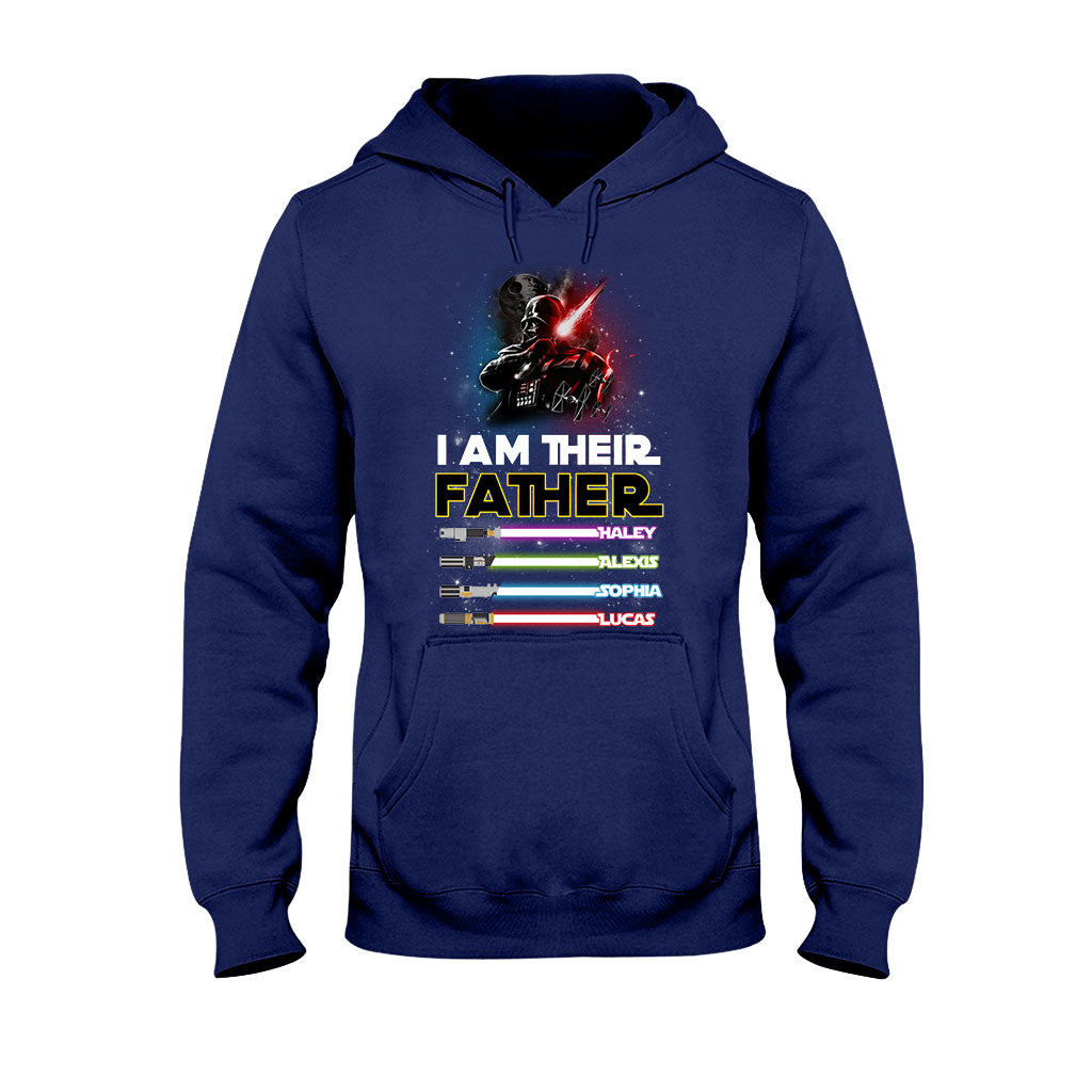 I Am Their Father - Personalized Father's Day The Force T-shirt and Hoodie