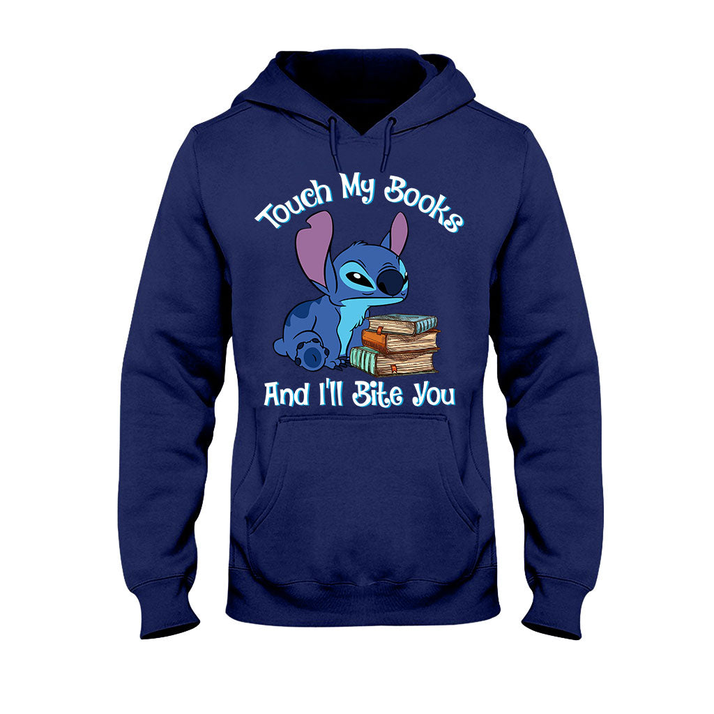 Touch My Books And I'll Bite You -Book T-shirt and Hoodie