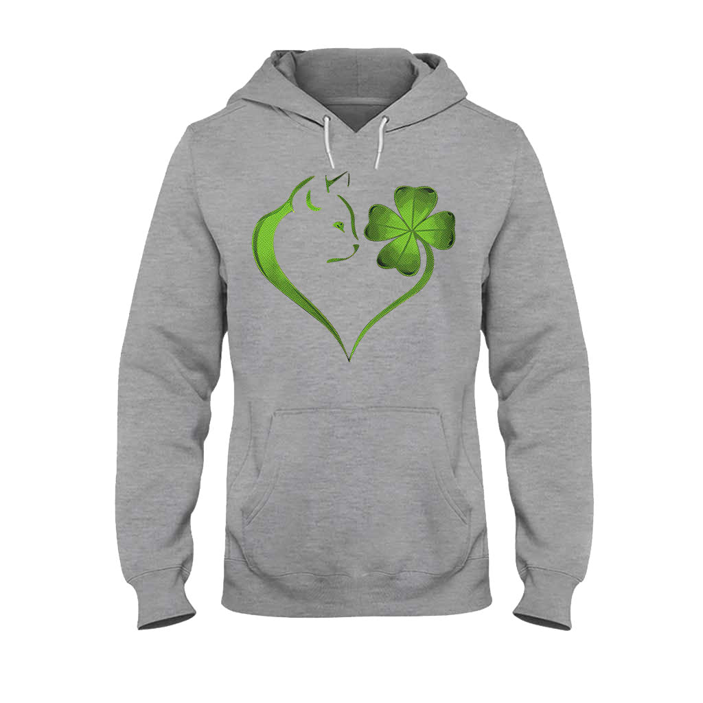 Cat Heart Irish - T-shirt and Hoodie 0119