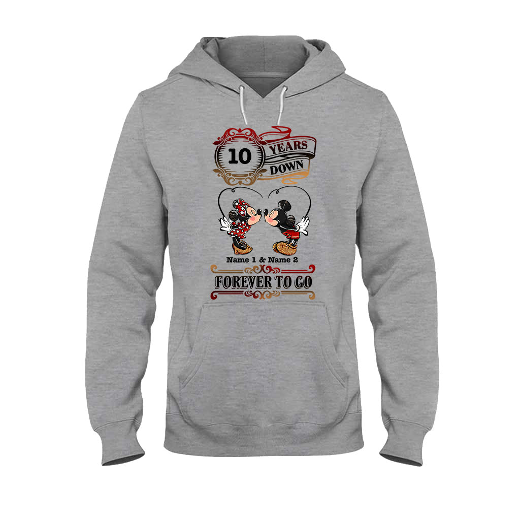 Forever To Go - Personalized Couple Mouse T-shirt and Hoodie