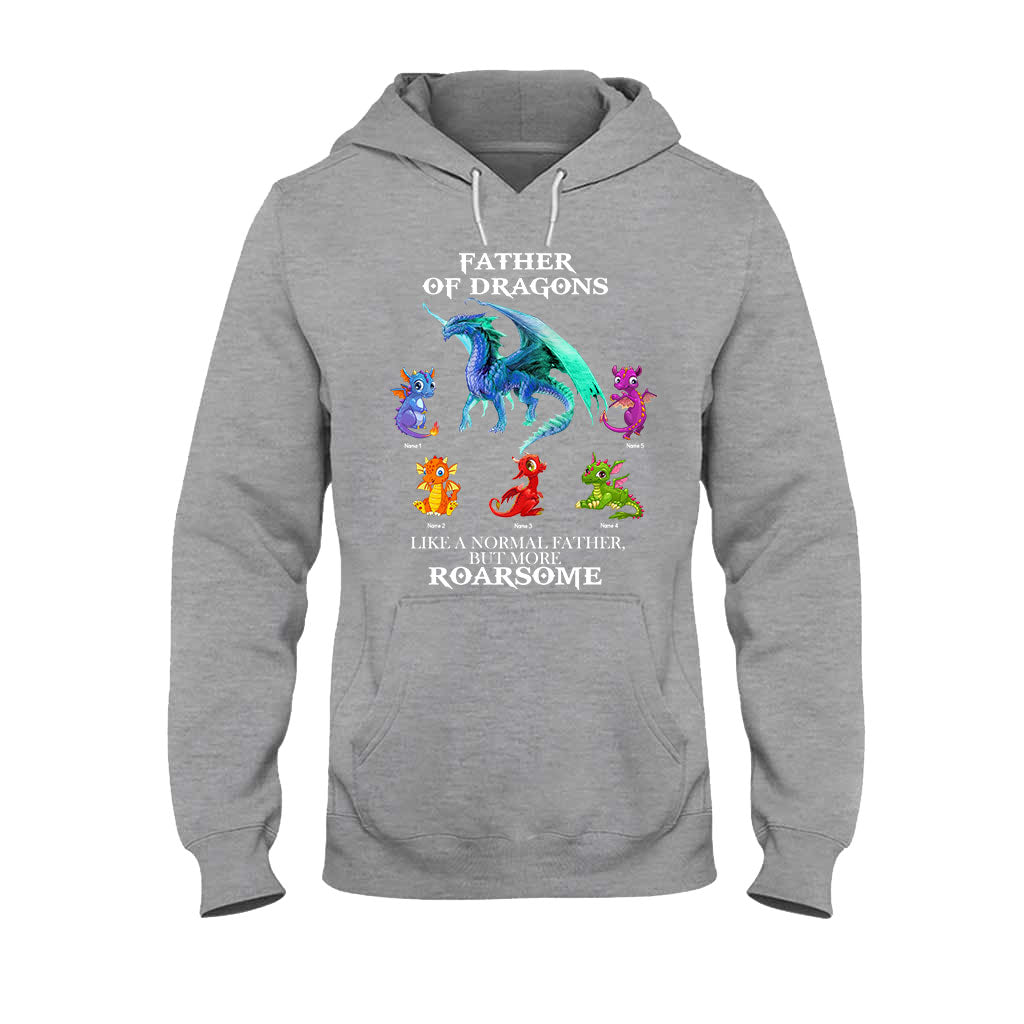 Father Of Dragons - Personalized Father's Day T-shirt and Hoodie