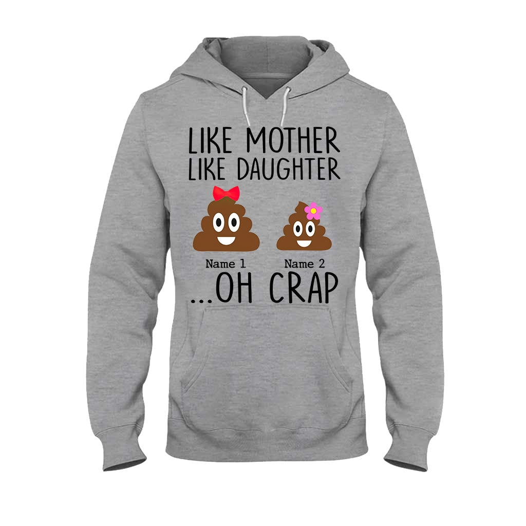 Like Mother Like Daughter - Personalized Mother's Day Father's Day T-shirt and Hoodie