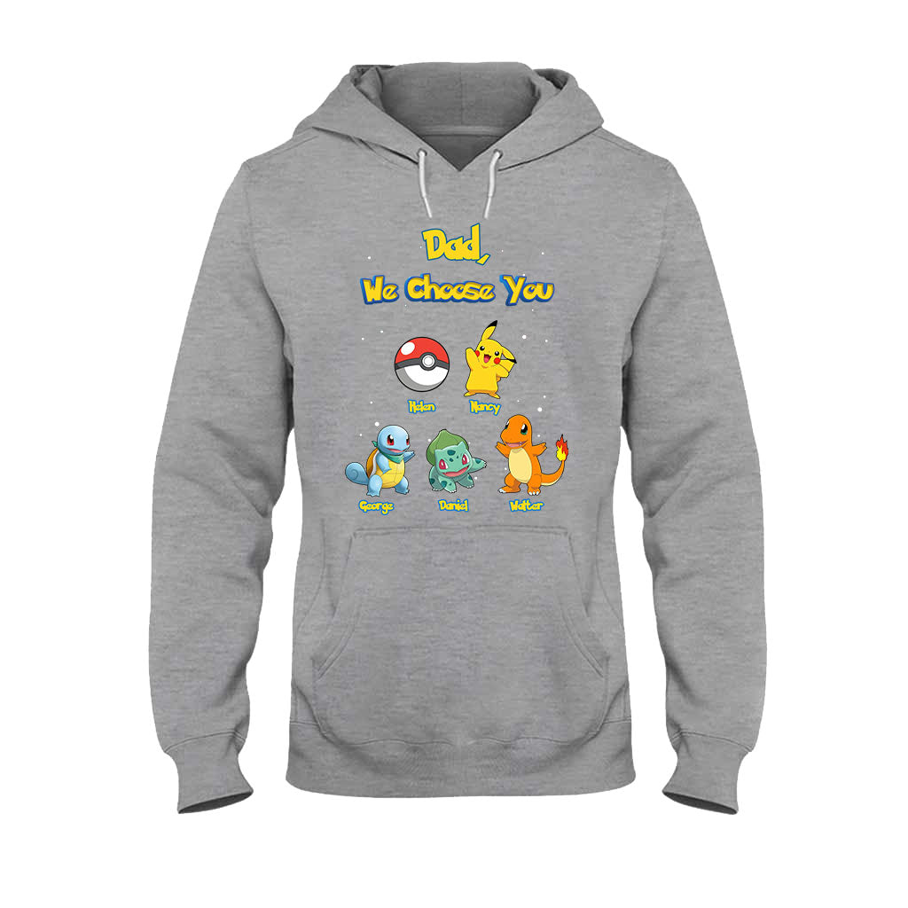 We Choose You - Personalized Monster Trainer T-shirt and Hoodie