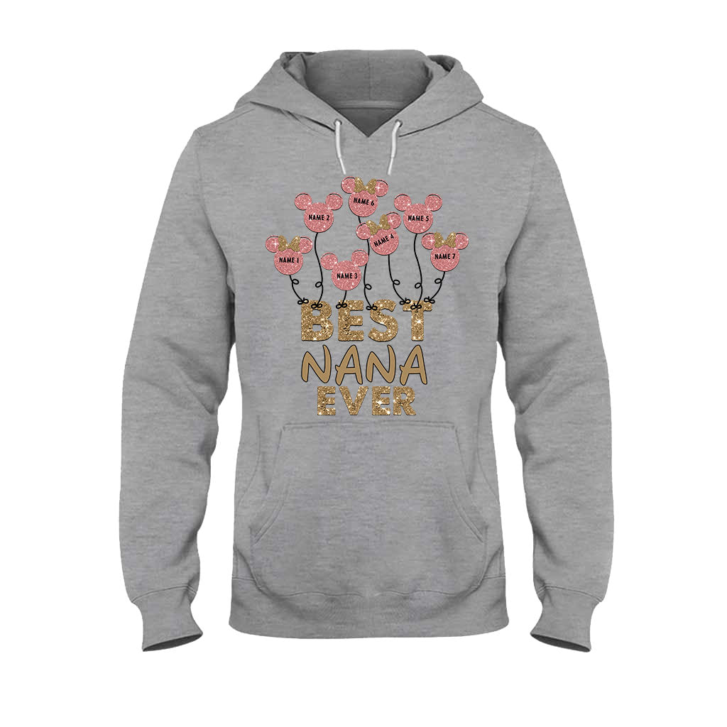 Best Nana Ever - Personalized Mother's Day Mouse T-shirt and Hoodie