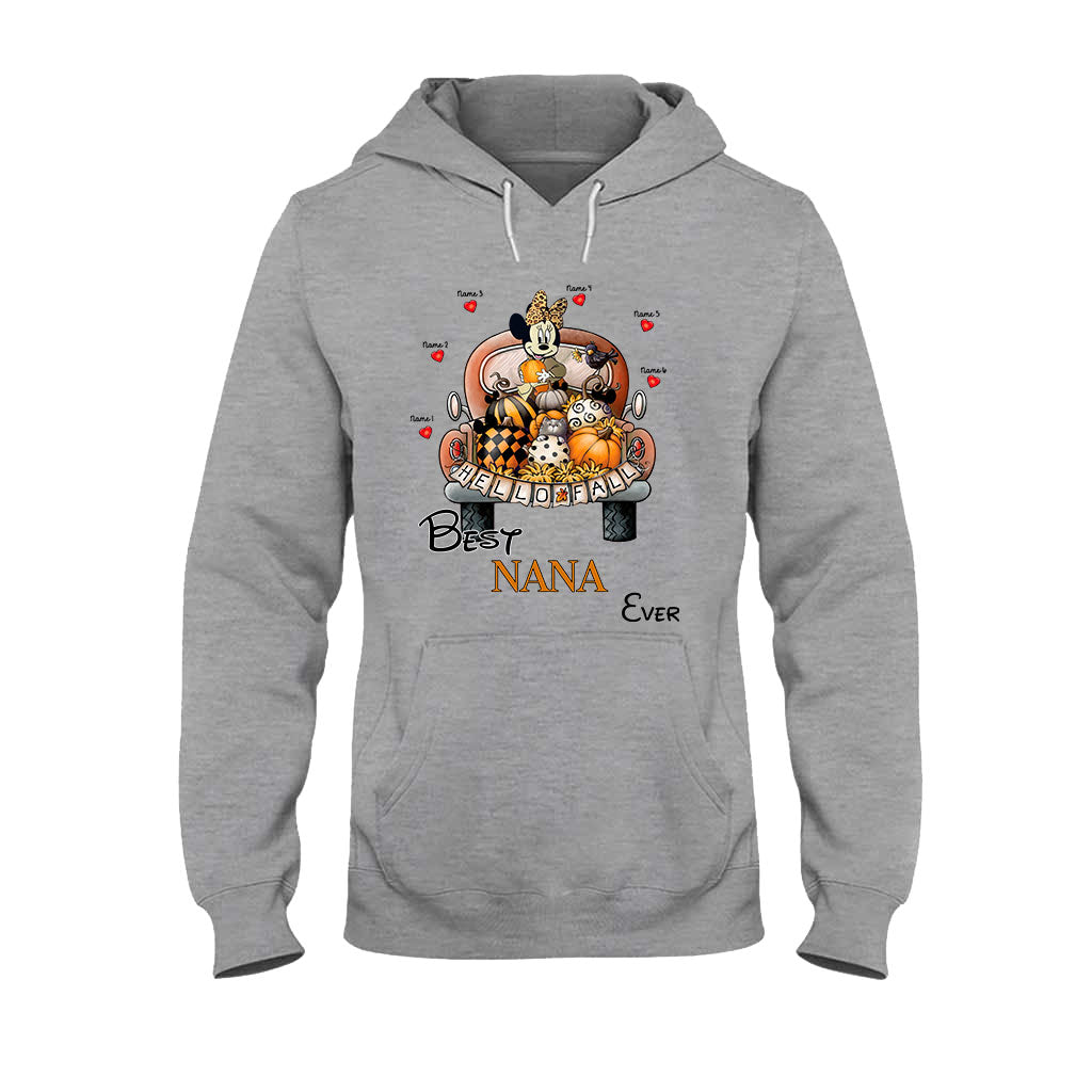 Hello Fall - Personalized Mouse T-shirt and Hoodie