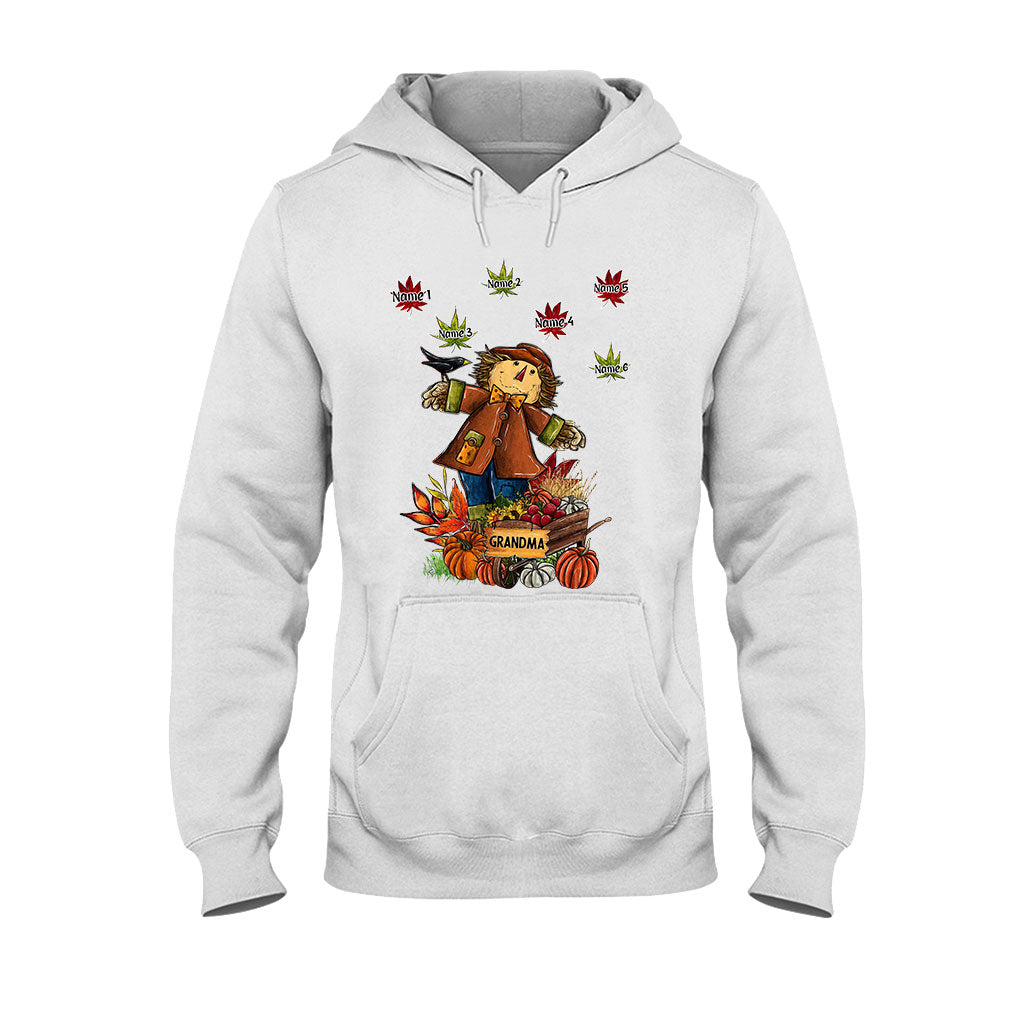 Grandma - Personalized Fall Grandma T-shirt and Hoodie