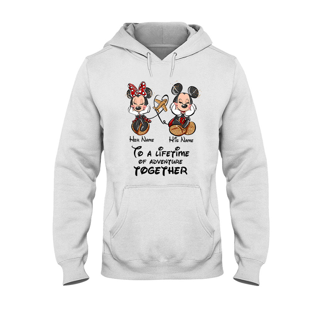 To A Lifetime Of Adventure Together - Personalized Mouse T-shirt and Hoodie