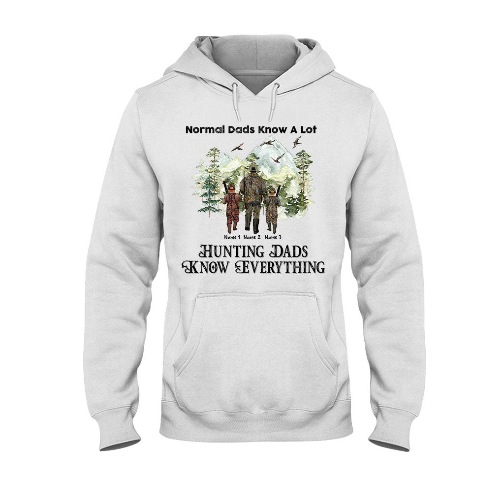 Hunting Dads Know Everything - Personalized Father's Day T-shirt and Hoodie