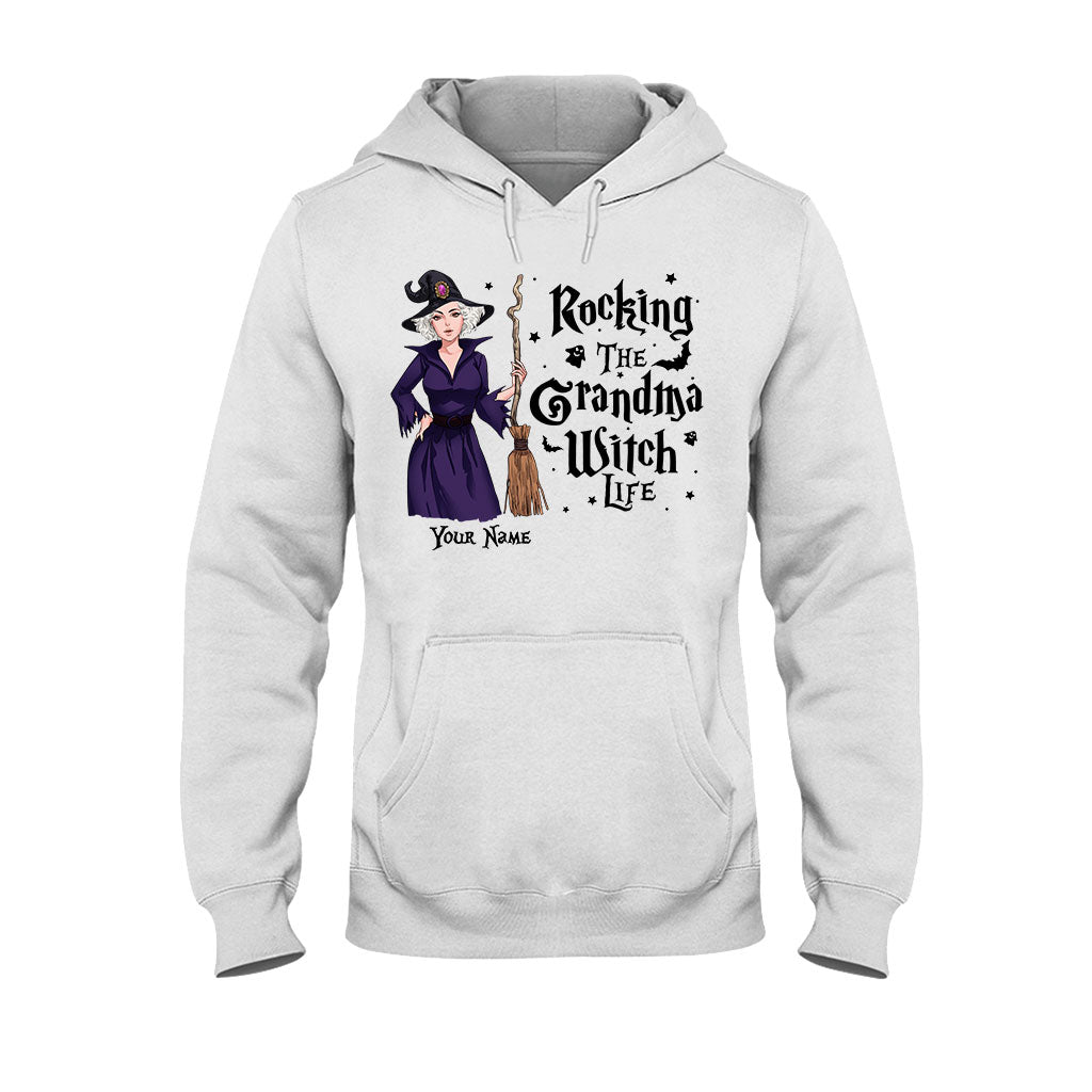 Rocking The Grandma Witch Life - Personalized Witch T-shirt and Hoodie