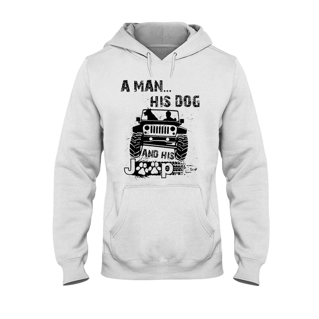 A Man His Dog And His Jp - Car T-shirt and Hoodie 1121