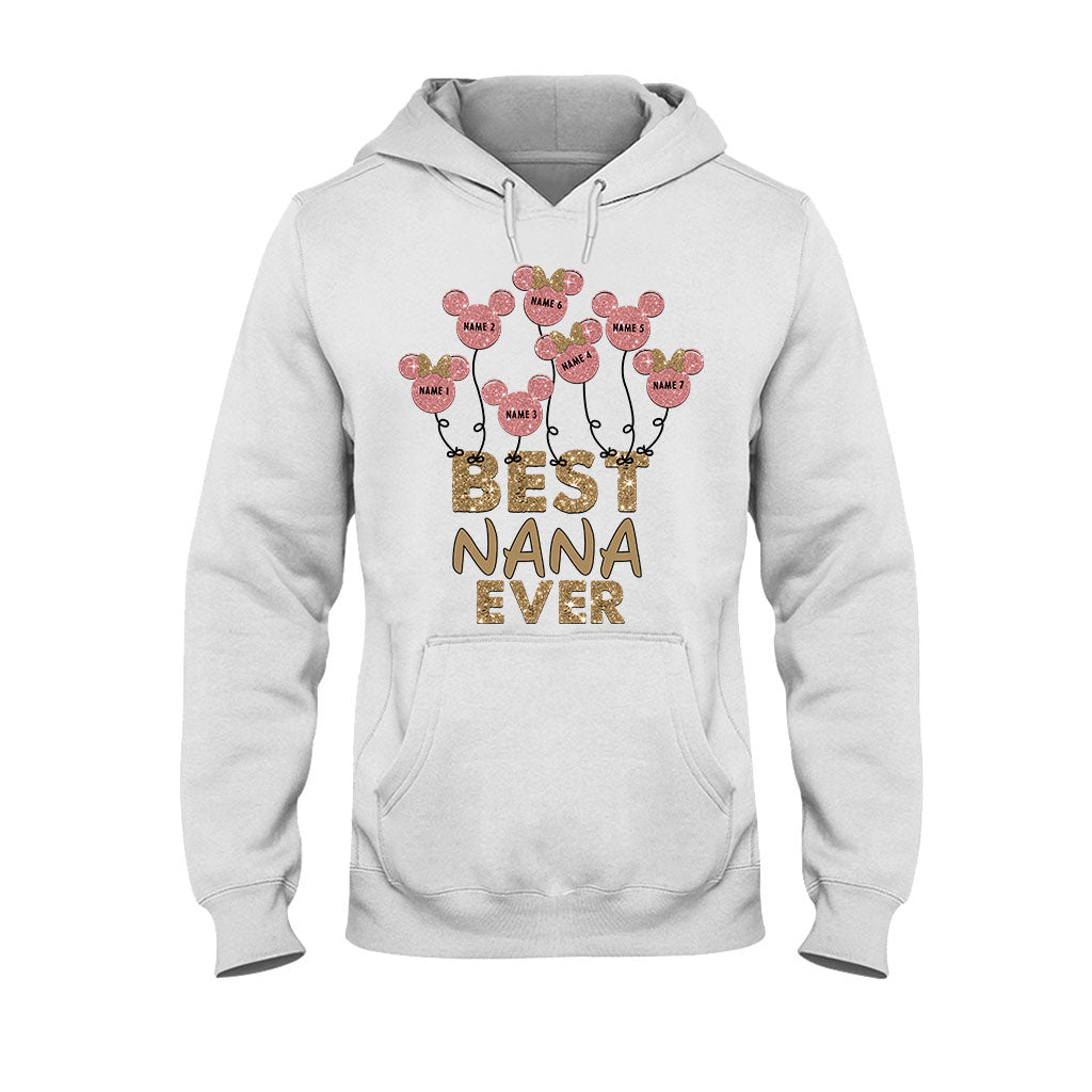 Best Nana Ever - Personalized Mother's Day Mouse T-shirt and Hoodie