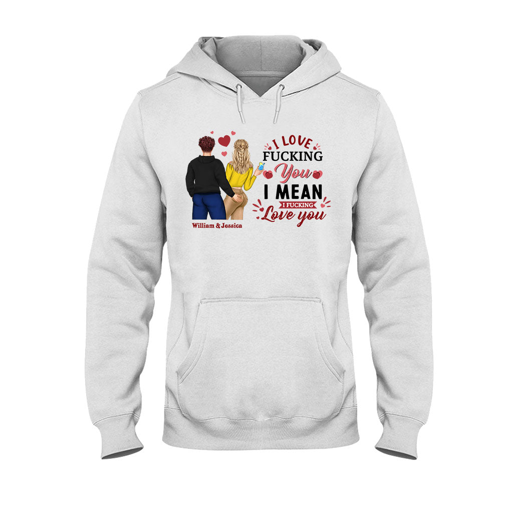 I Love You - Personalized Couple T-shirt and Hoodie