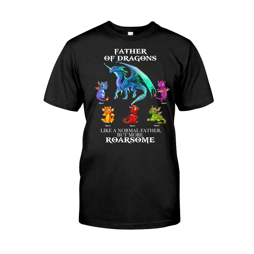 Father Of Dragons - Personalized Father's Day T-shirt and Hoodie