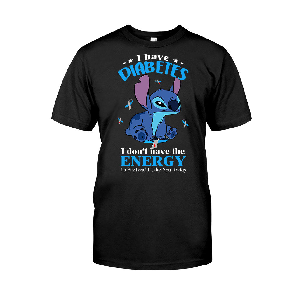 I Don't Have The Energy Diabetes Awareness T-shirt and Hoodie