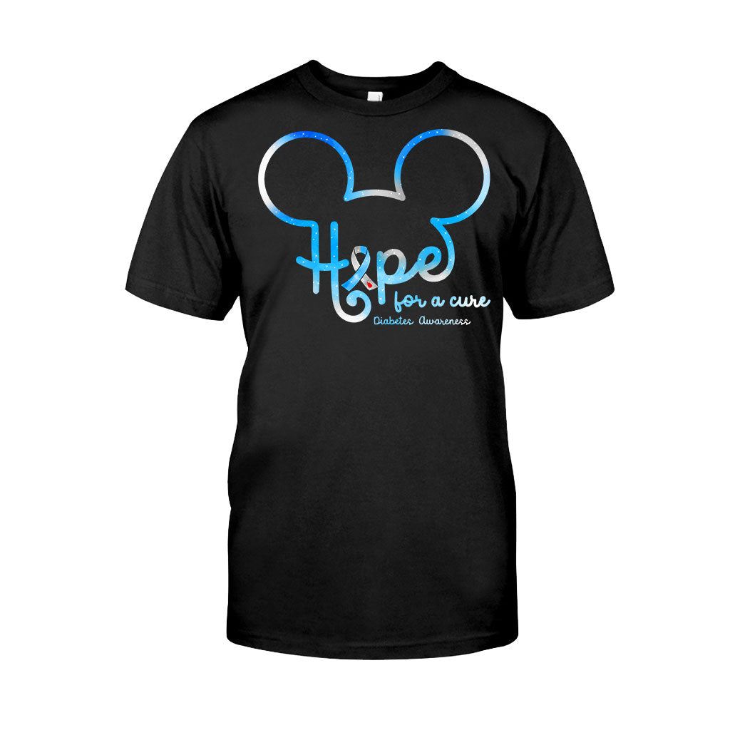 Hope For The Cure Diabetes Awareness T-shirt and Hoodie