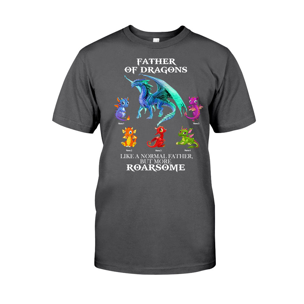Father Of Dragons - Personalized Father's Day T-shirt and Hoodie