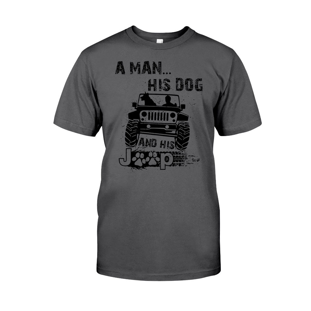 A Man His Dog And His Jp - Car T-shirt and Hoodie 1121