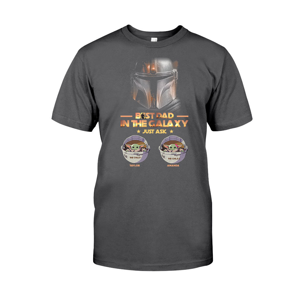 Best Dad In The Galaxy Father's Day - Personalized The Force T-shirt and Hoodie