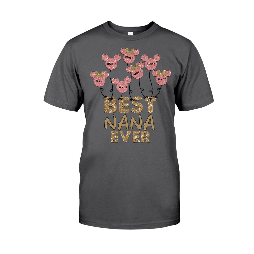 Best Nana Ever - Personalized Mother's Day Mouse T-shirt and Hoodie