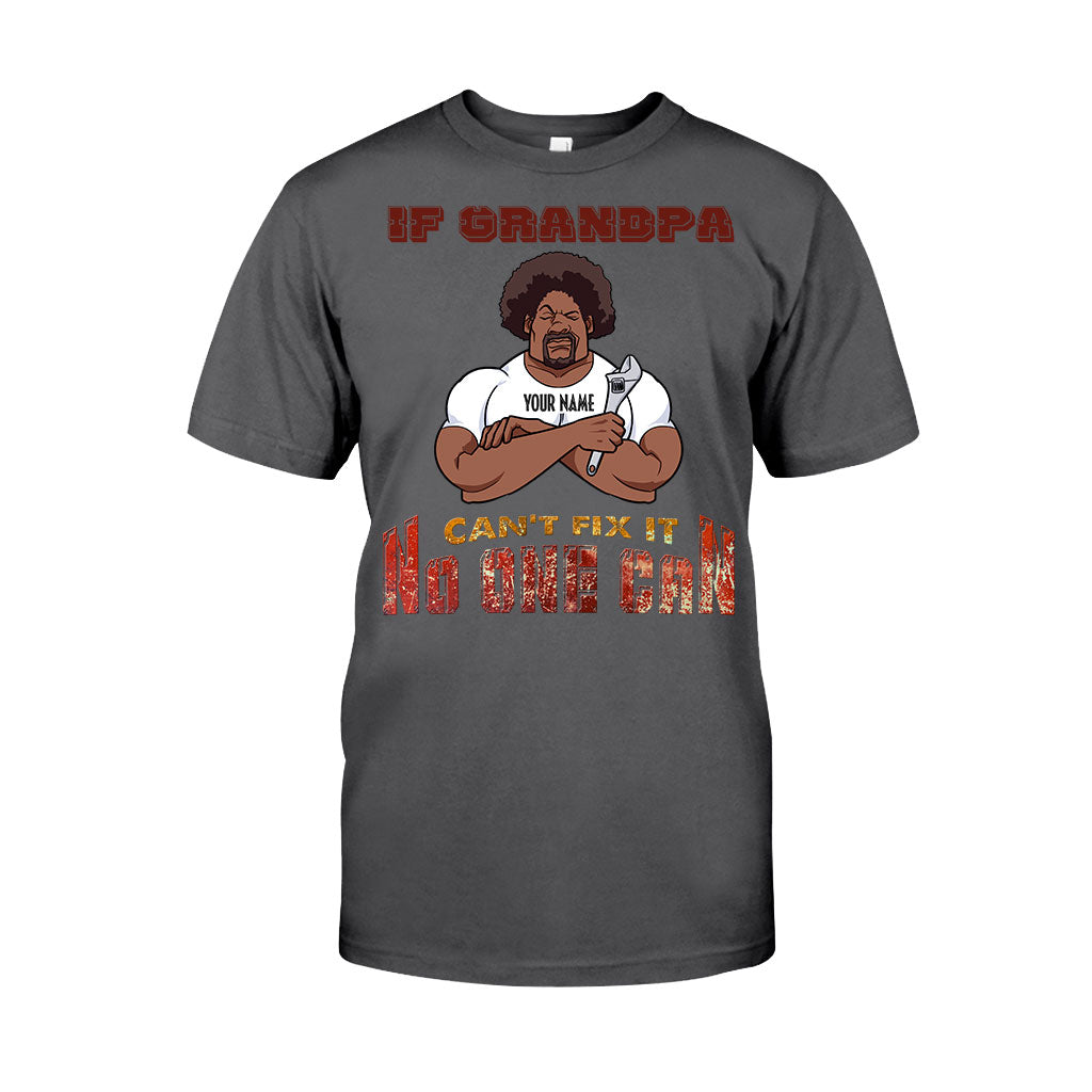 If Grandpa Can't Fix It - Personalized Father's Day T-shirt and Hoodie