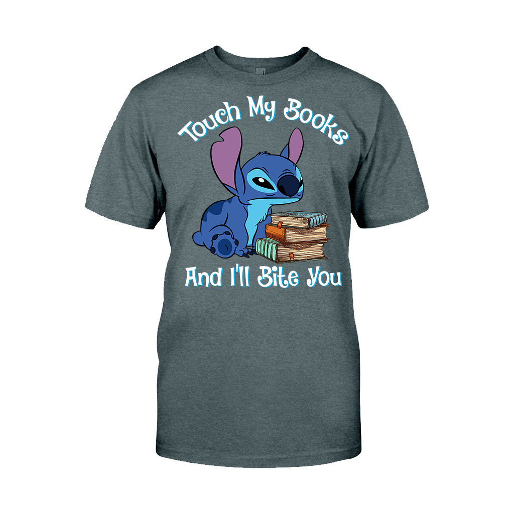 Touch My Books And I'll Bite You -Book T-shirt and Hoodie