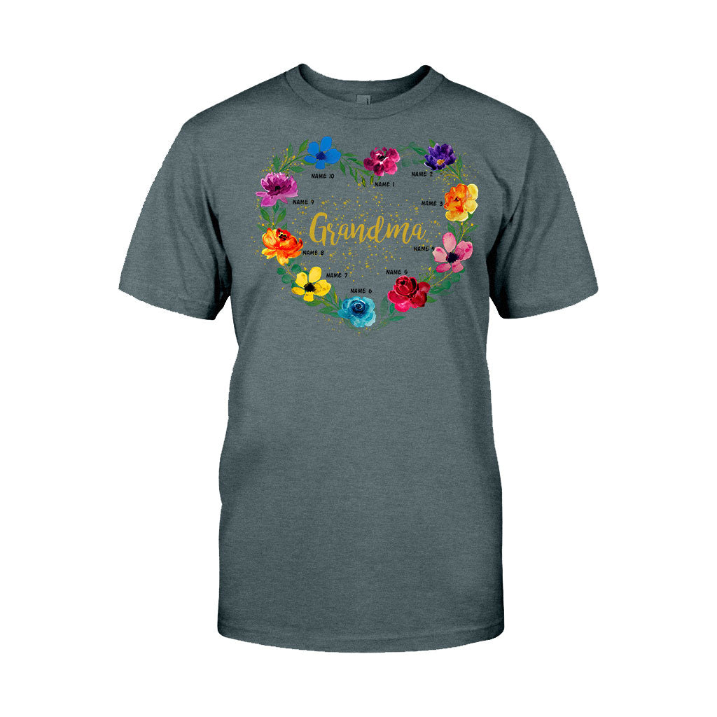 Grandma - Personalized Grandma T-shirt and Hoodie