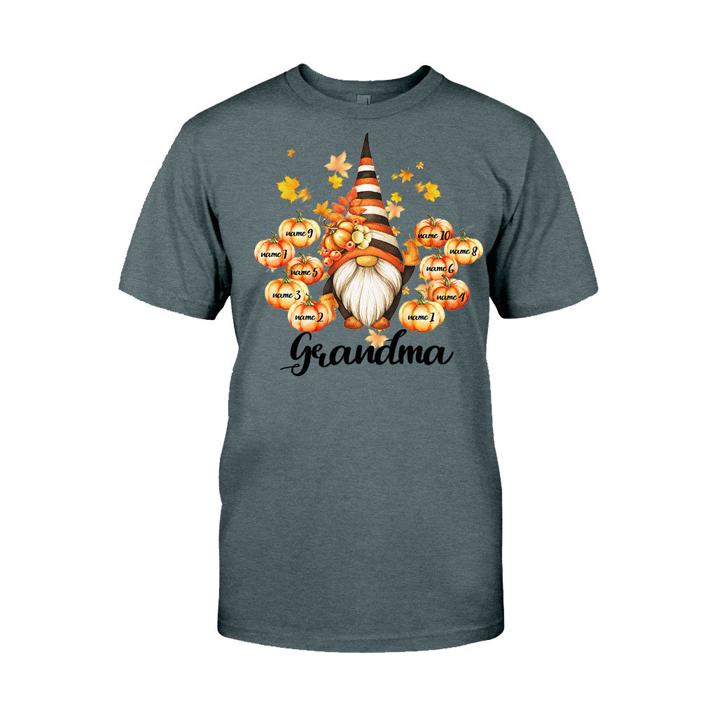 Grandma - Personalized Fall Grandma T-shirt and Hoodie