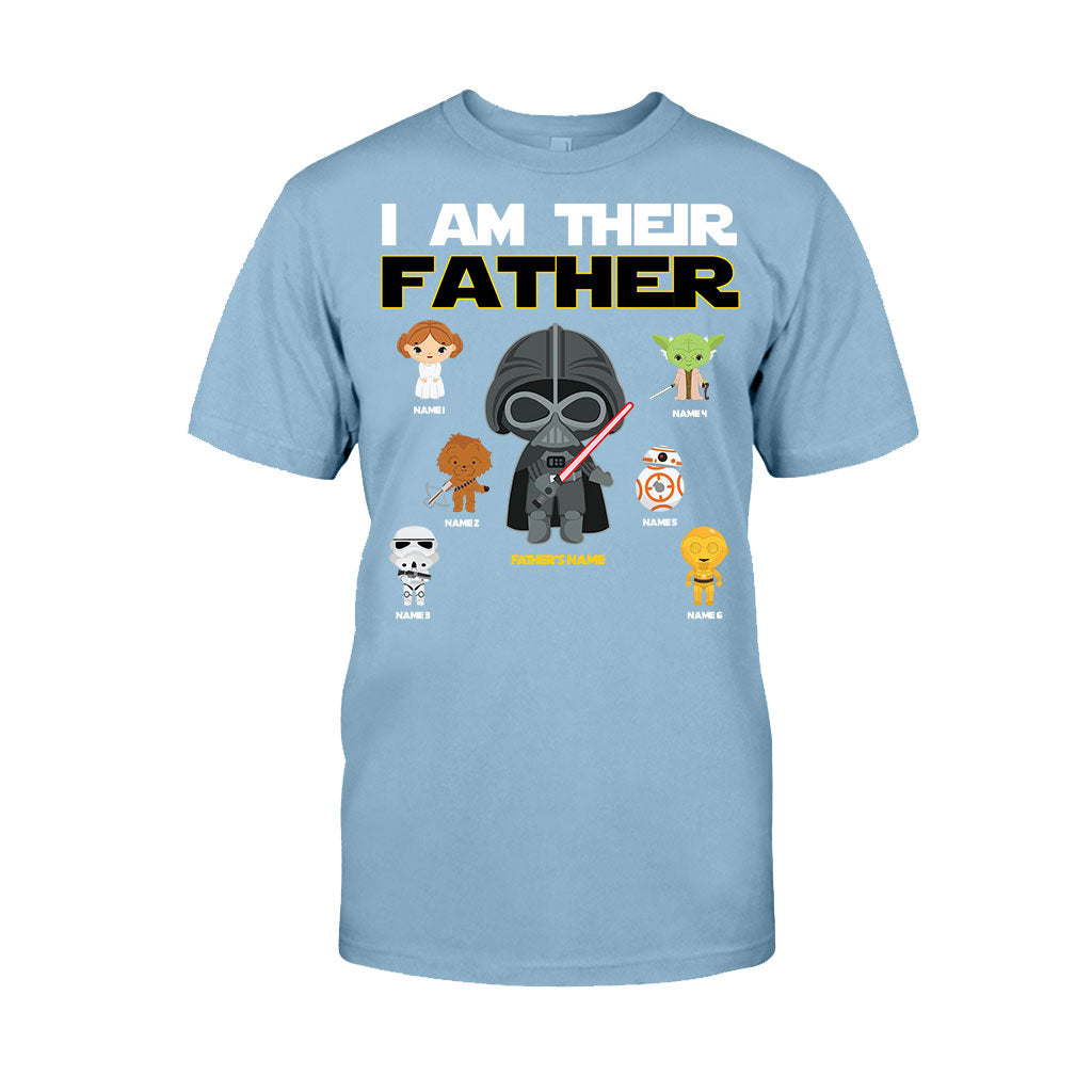 I Am Their Father Grandfather - Personalized Father's Day The Force T-shirt and Hoodie