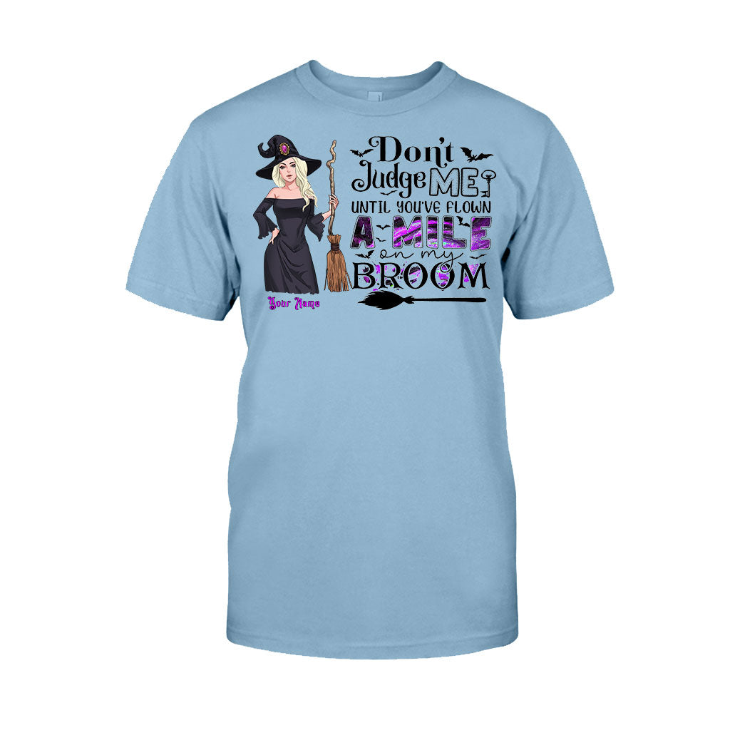 Don't Judge Me - Personalized Witch T-shirt and Hoodie